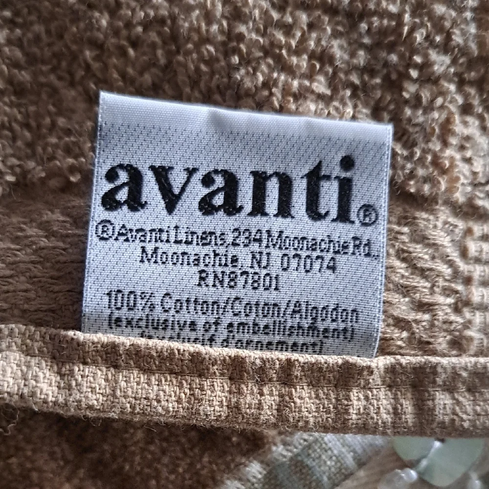 Avanti Coastal Brown and Blue Towel Set